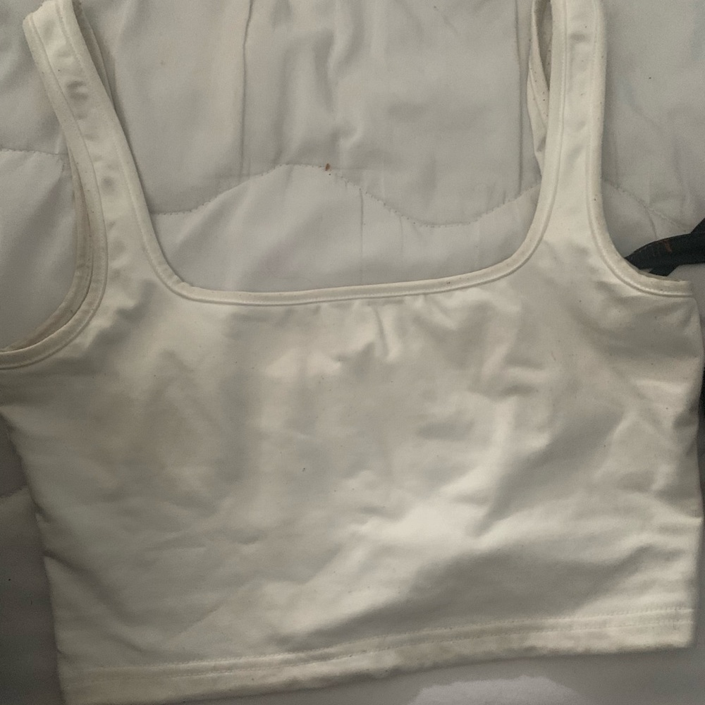 White cropped top!!!